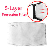 20 PCS 5-layer 98.2% Filtration Efficiency Activated Carbon Filter For Face Mask