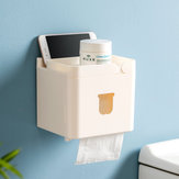 Jordan & Judy 3 az 1-ben vízálló falra szerelhető fürdőszoba szövetdoboz tekercses arcszövet adagoló ragasztó függesztett mobiltelefon tartó