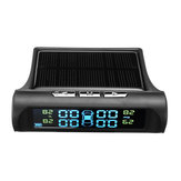 Car Solar Wireless TPMS Tire Pressure Monitor Built-in Models No Voice Alarm Colorful LCD Digital Displaying