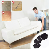 4 diapositives de meubles. Coussins pour déplacer des meubles. Glissières de meubles pour protéger le plancher en bois dur