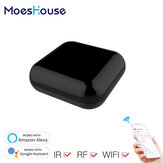 MoesHouse RF IR Универсальный WiFi-контроллер Дистанционный Радиочастотные устройства Приложение Tuya Smart Life Голосовое управление через Alexa Google Home