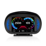 P2 HUD OBD2 Display Head Up Display Car mit Neigungsmesser GPS Tachometer RPM Gauge Bordcomputer