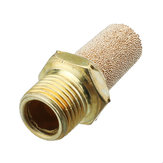 Silenciador de cobre para válvula solenoide neumática de cabeza larga con rosca de 1/8 1/4 3/8 1/2 1 pulgada Machifit M5