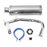GY6 50cc 100cc Scooter Performance Exhaust Muffler Stainless Pipe 88*300mm