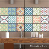 PVC Flowers Stickers Banheiro Living Room Waterproof Kitchen Wall Stickers