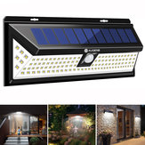 AUGIENB Bahçe Duvar Lambası 118LED Solar PIR Hareket Sensör Outdoor Su Geçirmez Lamba