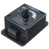 Interruptor de regulador de luz LED atenuable, control manual ajustable de brillo, CC 12V-24V