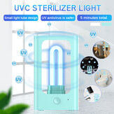 DC5V 253.6NM UV Germicidal Lamp UVC Sterilizer Light USB Induction Disinfection Lighting for Home Clothes
