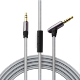 Tsumbay 1M 3.5mm AUX Cable Male to Male Jack Audio Cable Cord with In-line Remote Microphone for Headphones