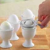 Rozsdamentes acél tojásnyitó vágóval és nyitóval a konyhai eszközökhöz