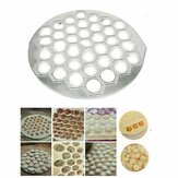 37 Löcher Dumpling Form Maker Ravioli Aluminiumform Pelmeni Küchen-DIY-Werkzeug