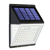 88 LED Güneş Enerjili Işık PIR Hareket Sensörü Bahçe Güvenlik Dış Mekan Duvar Lambası