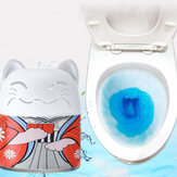 Pulitore automatico per wc Magic Flush, pulitore per wc confezionato in bottiglia, sistema di pulizia in schiuma per il serbatoio del wc, deodorante a bolle blu per il bagno