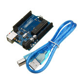 2pcs UNO R3 ATmega16U2 AVR USB Scheda di sviluppo principale di Geekcreit per Arduino - prodotti che funzionano con le schede ufficiali per Arduino