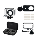 Mini Sport Camera Protective Set w / Silicone Cover / Waterproof Shell / Lens Cover for Xiaomi Mijia 