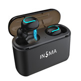 INSMA VFM-1 TWS bluetooth 5.0 fone de ouvido 3500mAh banco de potência CVC6.0 cancelamento de ruído chamada bilateral fone de ouvido estéreo