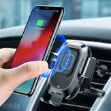 Baseus Supporto per telefono per auto a infrarossi per iPhone XS XR QI Staffa per presa d'aria per caricabatterie wireless