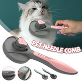 Pet Hair Brush Remover Dog Cat Comb Needle Reduce Grooming Bath Deshedding Tool