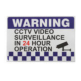 100×150mmの内部警告CCTVのセキュリティ監視カメラデカールステッカー