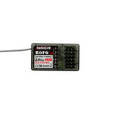RC6GS V2/RC4GS V2/T8S/T8FB RC Vericisi için jiro içeren Radiolink R6FG V4 2.4G 6CH FHSS Alıcı