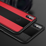 Bakeey Luxury Shockproof puha szilikon PU bőr üveg védőtok Xiaomi Redmi Note 5 / Redmi Note 5 Pro készülékhez