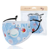 Kindergesichtsmaske mit PM2.5-Filter, einstellbar, staub- und winddicht, atmungsaktiv, mit austauschbarem Filter für Mund- und Gesundheitsschutz