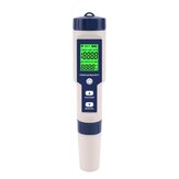 EZ-9909A 5 en 1 TDS / EC / PH / Salinidad / Medidor de temperatura Medidor digital de calidad del agua Monitor Probador para piscinas, agua potable, acuarios