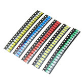 100Pcs 5 Colors 20 Each 5730 LED Diode Assortment SMD LED Diode Kit Green/RED/White/Blue/Yellow