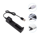 Bakeey Universal 1 Slot البطارية USB شاحن محول LED ذكي شاحنs للبطاريات القابلة لإعادة الشحن 18650 26650 14500