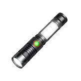 زوومابلي USB قابلة للشحن التخييم الصيد LED مصباح يدوي 18650 مصباح يدوي Led مصباح يدوي 18650 مصباح يدوي الشعلة