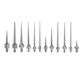R0.15/R0.2/R0.3/R0.4 Thread Tip Needles,pointed end contact points for Dial Inidcators,Indicator probes