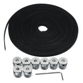 10M GT2 Timing Belt 6mm Wide + 10x Pulley + L Shape Wrench For 3D printer CNC RepRap