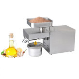 110V/220V Commercial Stainless Steel Automatic Oil Press Machine Seeds Pressing Electric Oil Expeller EU/US Plug