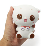 低反発   スクイーズ　白い猫    子猫　 11cm   柔らかい    可愛い    動物    漫画    コレクション     ギフト　装飾    玩具