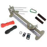lseira de paracord DIY Máquina de tecelagem Kit de ferramentas de metal trançado de corda de guarda-chuva Sobrevivência ao ar livre