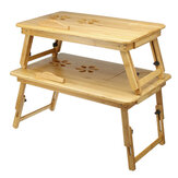 Wooden Laptop Stand Computer Stand Folding Table With Fan