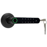 Tuya-Blutooth-Elektronik-Smart-Türschloss Intelligentes Anti-Diebstahl-Gateway Smart Griff mit Halbleiter-fingerprint/Passwort/APP/Schlüssel-Entsperrung Home-Lock.