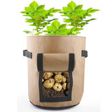 Saco de plantio de batatas de 4/7/10 galões, vaso para plantas, recipiente para cultivo de legumes no jardim