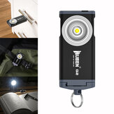 WUBEN G2 P9 500LM Könnyen Leválasztható EDC LED Kulcslámpa Mágneses Farok USB-C Töltéssel Szuper Széles Szórásszögű Munkafény Kulcstartó Lámpa Hátsó Klippel