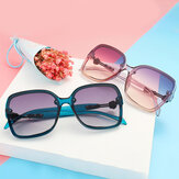 Moda feminina óculos de sol grande-moldado Anti UV400 Óculos