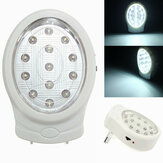 13 LED Oplaadbare Muur Nood Night Light Power Automatische Lamp Bulb 110-240V