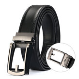 Men Outdoor Casual Leather Belt Dummy Needle Belt Automatic Buckle Belt