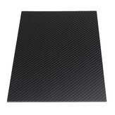Tabla de fibra de carbono 3K de 300X500 mm Placa de fibra de carbono Tejido llano Panel mate Hoja de chapa 0,5-5 mm de grosor