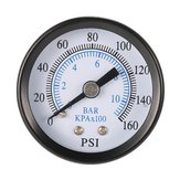 TS-40-10 1/8 Inch 160 Psi 0-10bar Compressor Compressed Air Pressure Gauge Small Double Scale Measurer