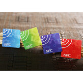 (4 adet / grup) NFC Akıllı Etiket Çıkartmaları Ntag216 13.56 mhz Tüm NFC için Rfid Kart Etiketi Android Telefon