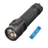 Astrolux® S42 Version 18650 4xNichia 219C/XP-G3 2023LM USB EDC Lampe de Poche LED + Batterie Astrolux® E1825 18650 18A