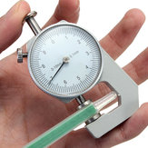 Hrúbkový merací prístroj Tester Merať nástroj na kožené výrobky 0-10mm Plochý papier tkanina