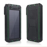 PRee® 4 in 1 12000mAh Caricatore solare portatile Pannello Torcia di emergenza Power Bank USB