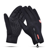 Ciepłe rękawice rowerowe odpornego na ścieranie dotykowe wodoodporne wiatroszczelne rękawice do sportów outdoorowych i biegania
