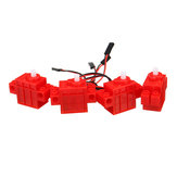 4Pcs KittenBot® Red Color 360° Geekmotor with Wire for Lego/Micro:bit Smart Robot Car 